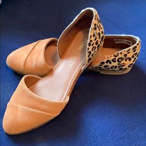 Jutti d'Orsay Leopard Haircalf and Suede Flats